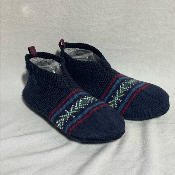 Bombas Fair Isle Gripper Slipper Size Mens Large 10-12.5 - Picture 1 of 11